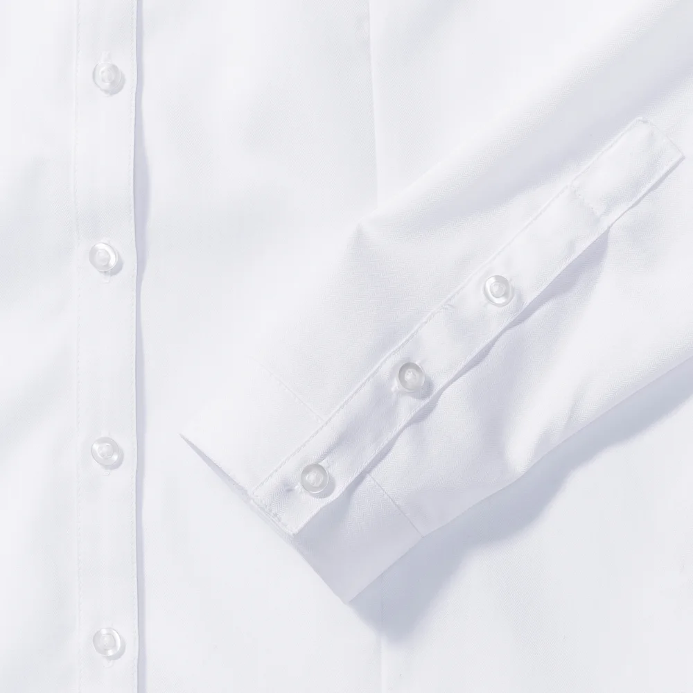 Herringbone Bluse langarm