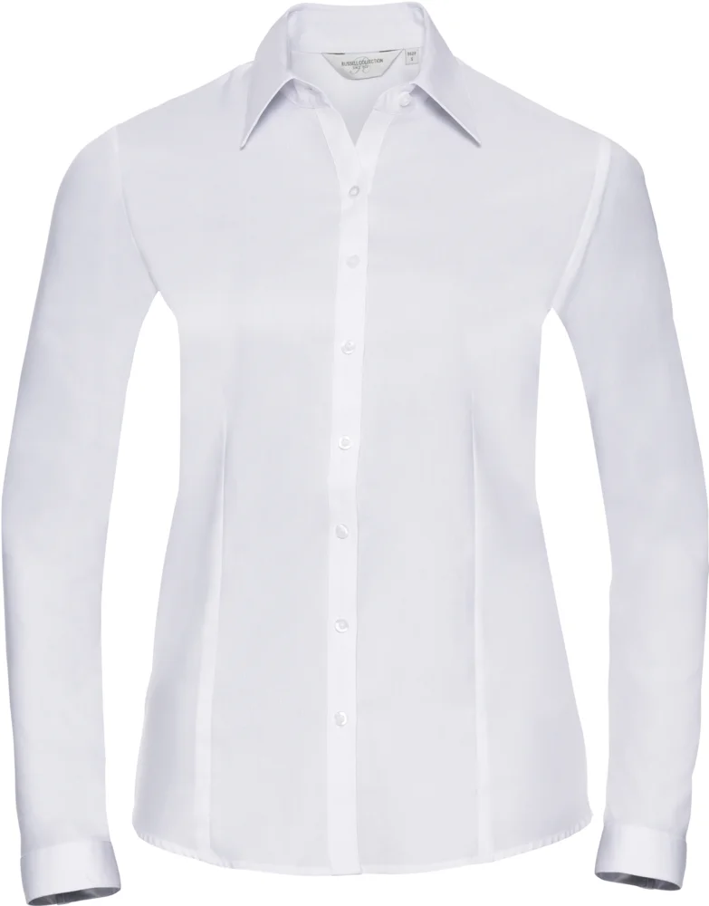 Herringbone Bluse langarm