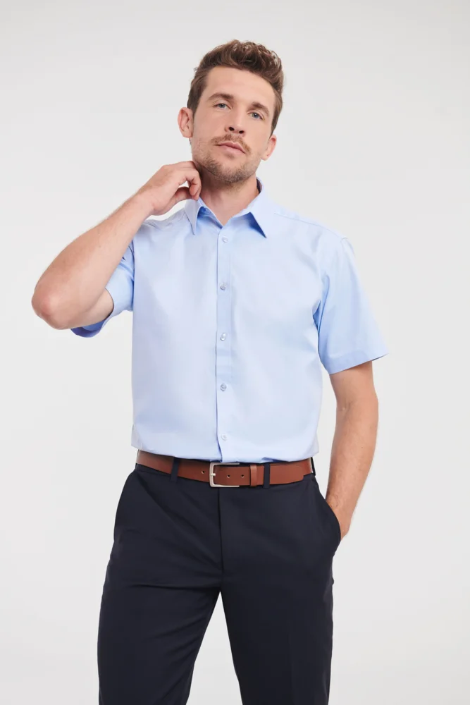 Herringbone Shirt short-sleeve