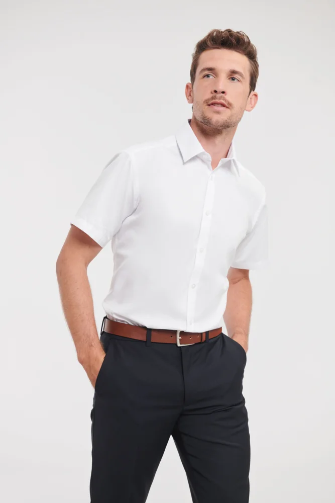 Herringbone Shirt short-sleeve