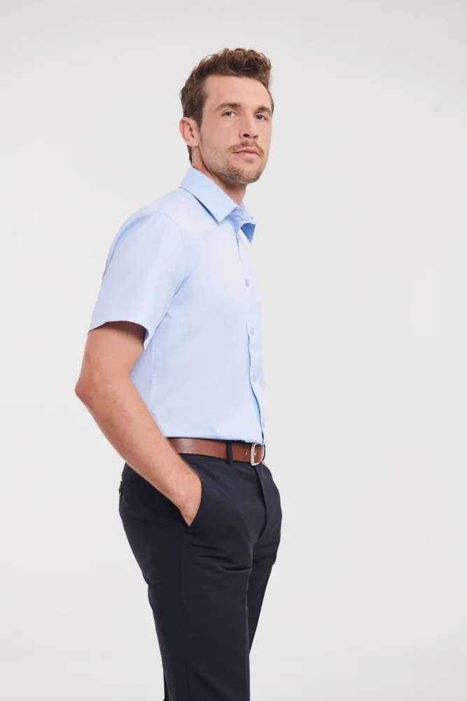 Herringbone Shirt short-sleeve