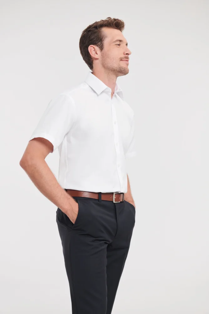 Herringbone Shirt short-sleeve