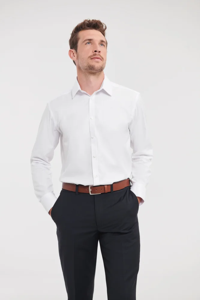 Herringbone Hemd langarm