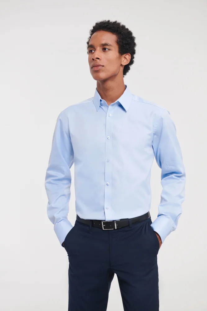 Herringbone Hemd langarm