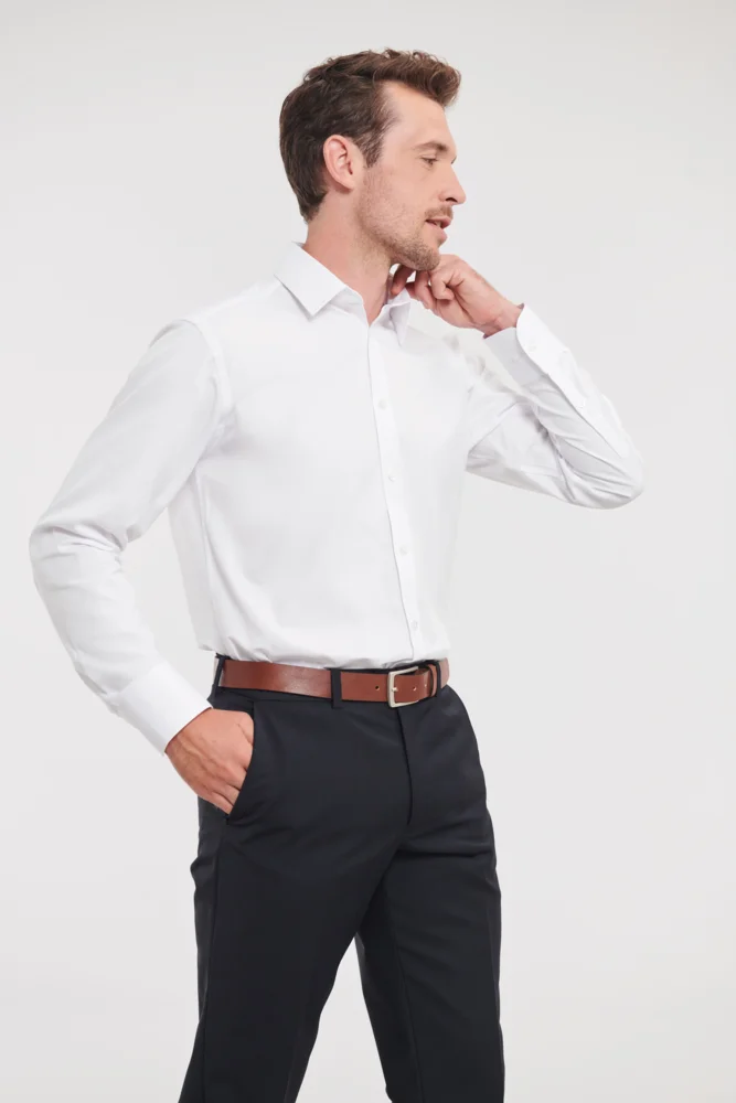 Herringbone Hemd langarm