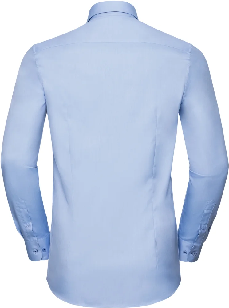 Herringbone Kontrast Hemd langarm