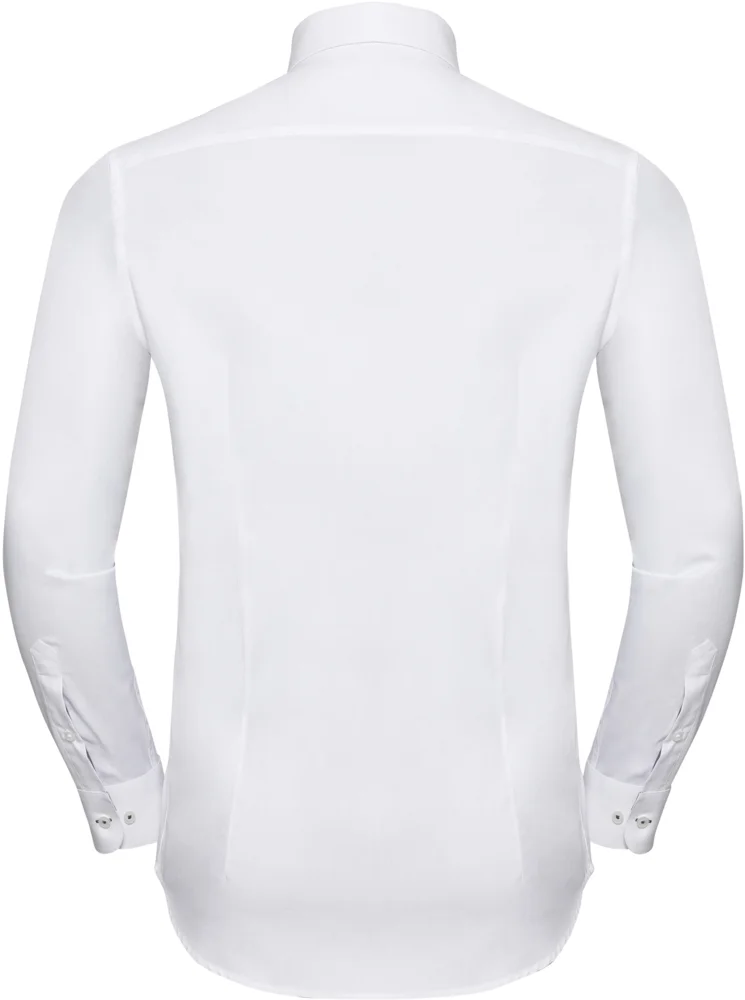 Herringbone Kontrast Hemd langarm