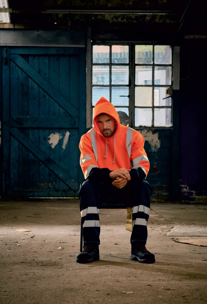Hi-Vis Kapuzen Sweater
