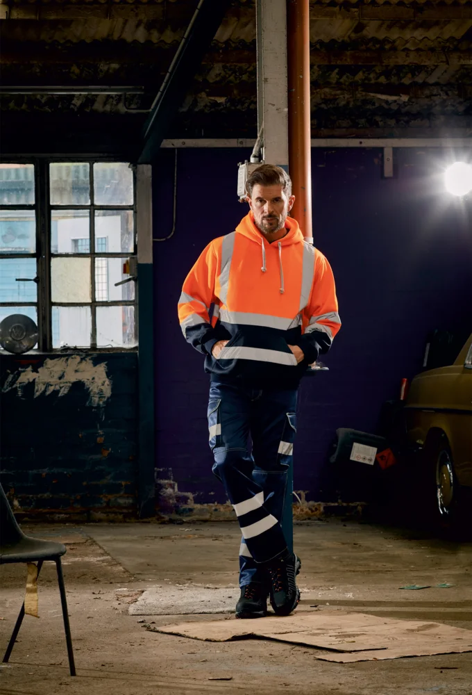 Hi-Vis Kapuzen Sweater