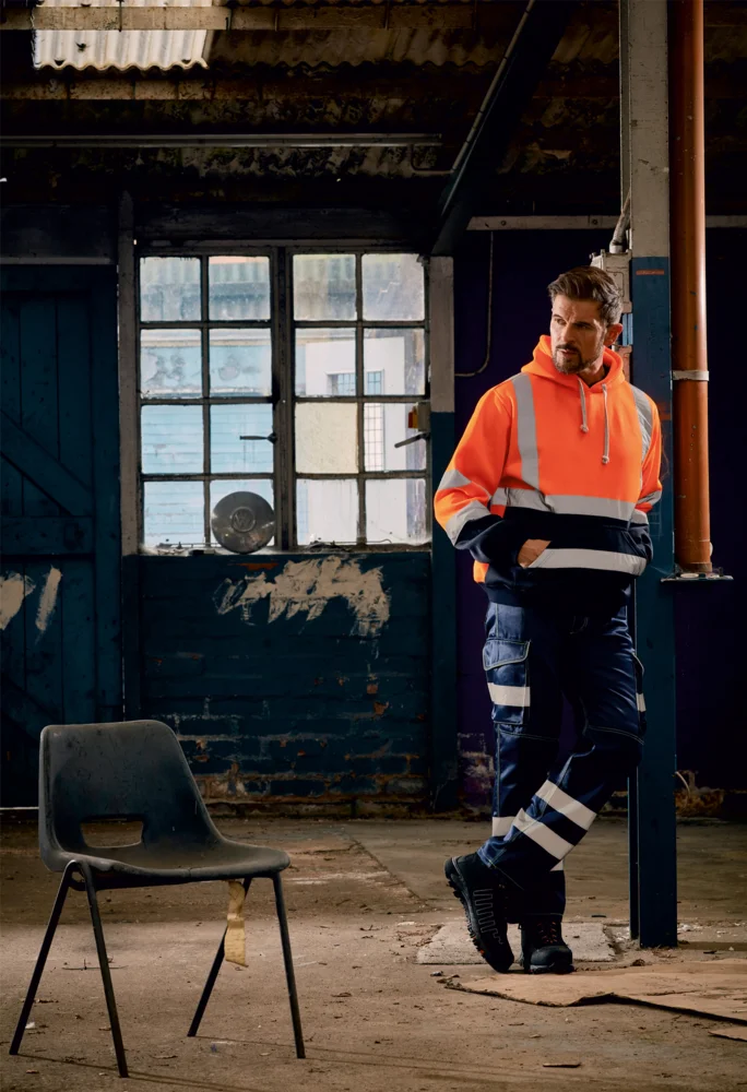 Hi-Vis Kapuzen Sweater