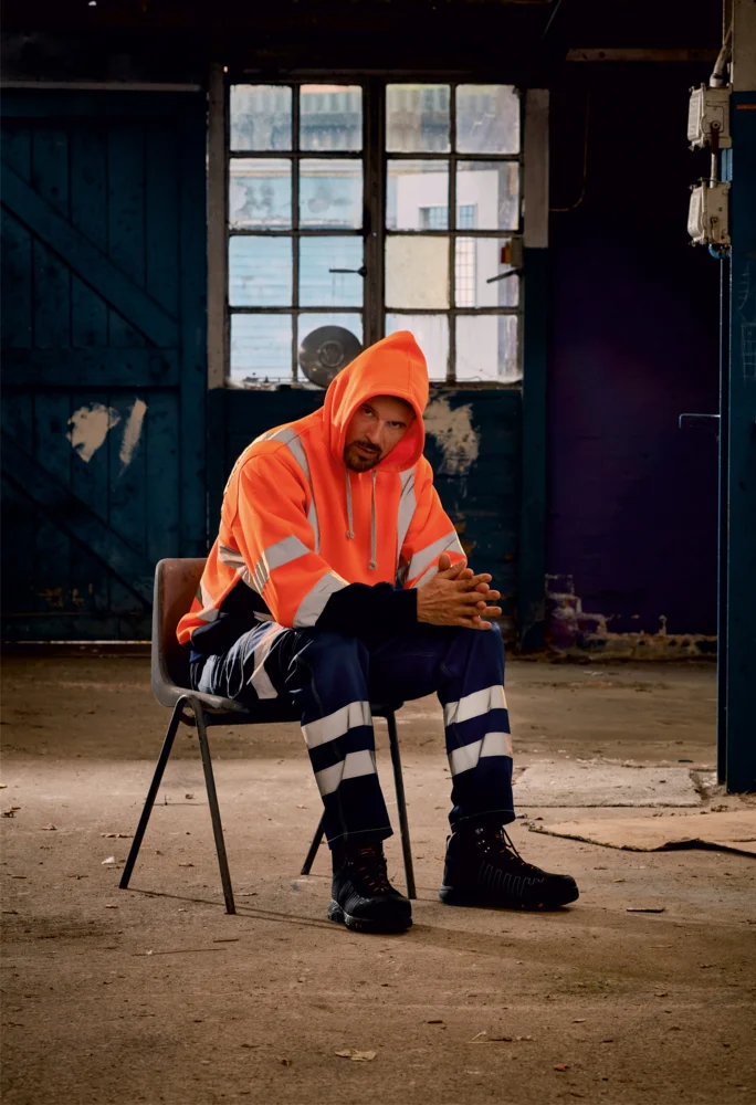 Hi-Vis Kapuzen Sweater