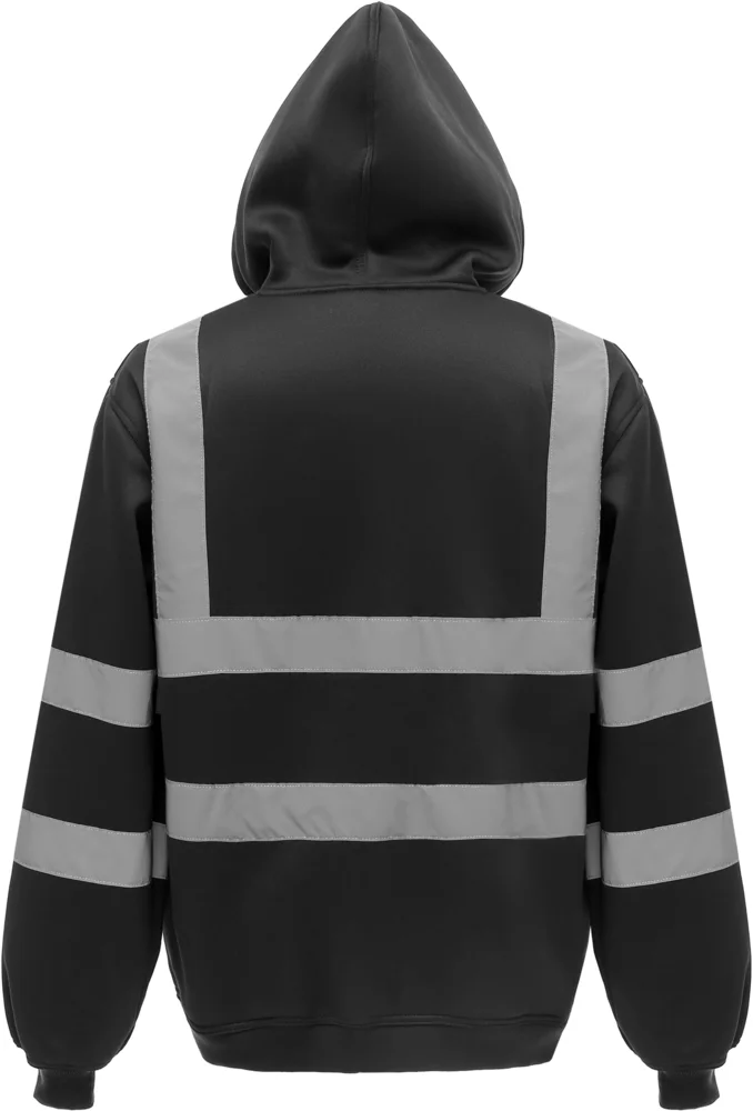 Hi-Vis Hooded Sweat Jacket