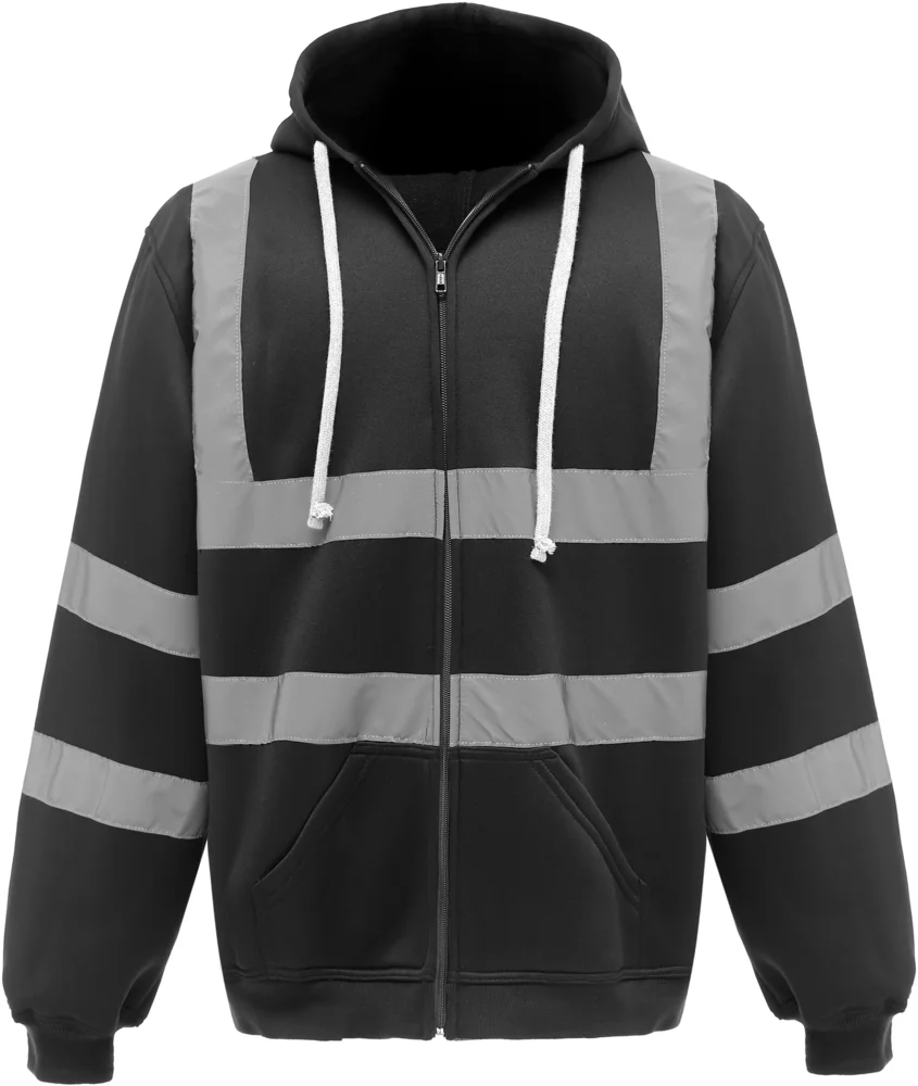Hi-Vis Hooded Sweat Jacket