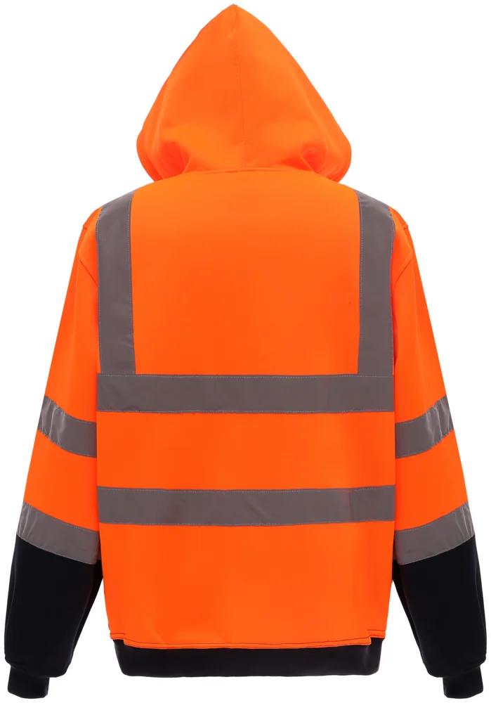 Hi-Vis Hooded Sweat Jacket