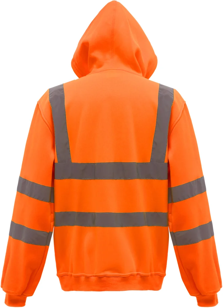 Hi-Vis Hooded Sweat Jacket