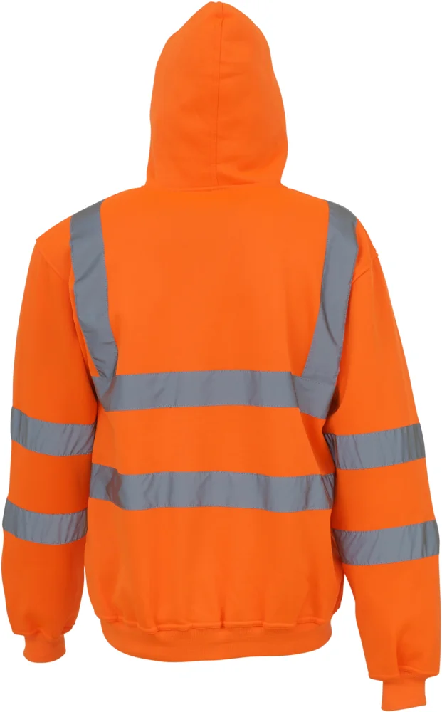 Hi-Vis Hooded Sweat Jacket