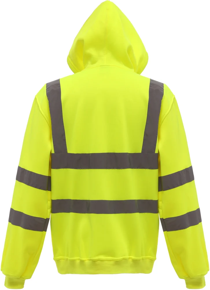 Hi-Vis Hooded Sweat Jacket