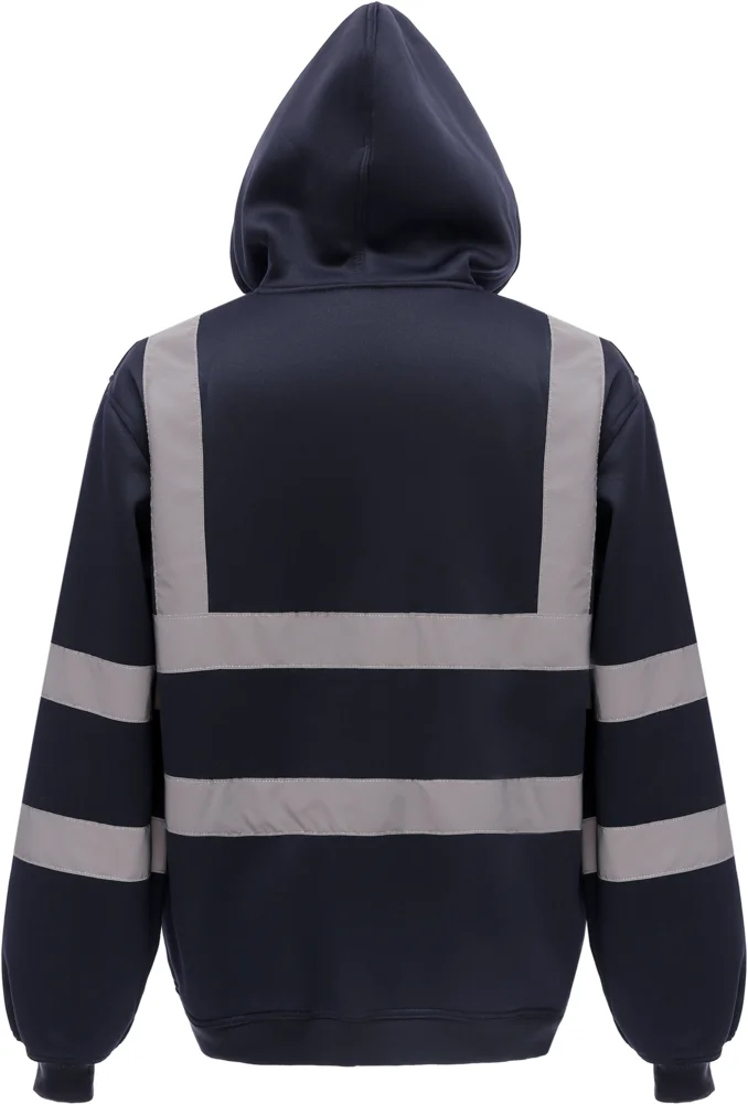 Hi-Vis Hooded Sweat Jacket