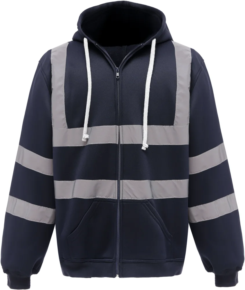 Hi-Vis Hooded Sweat Jacket