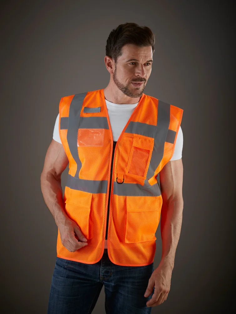 Hi-Vis Mesh Warnweste