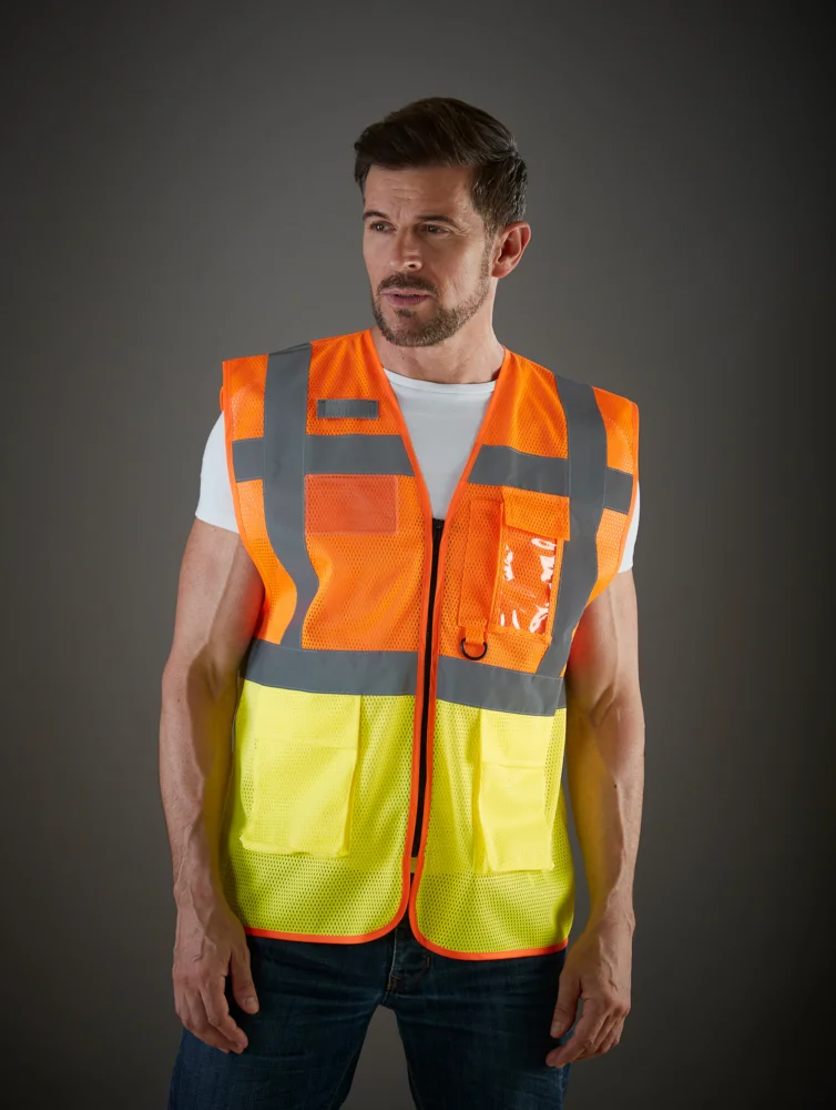 Hi-Vis Mesh Warnweste