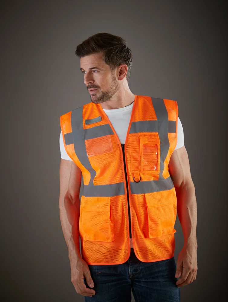 Hi-Vis Mesh Warnweste