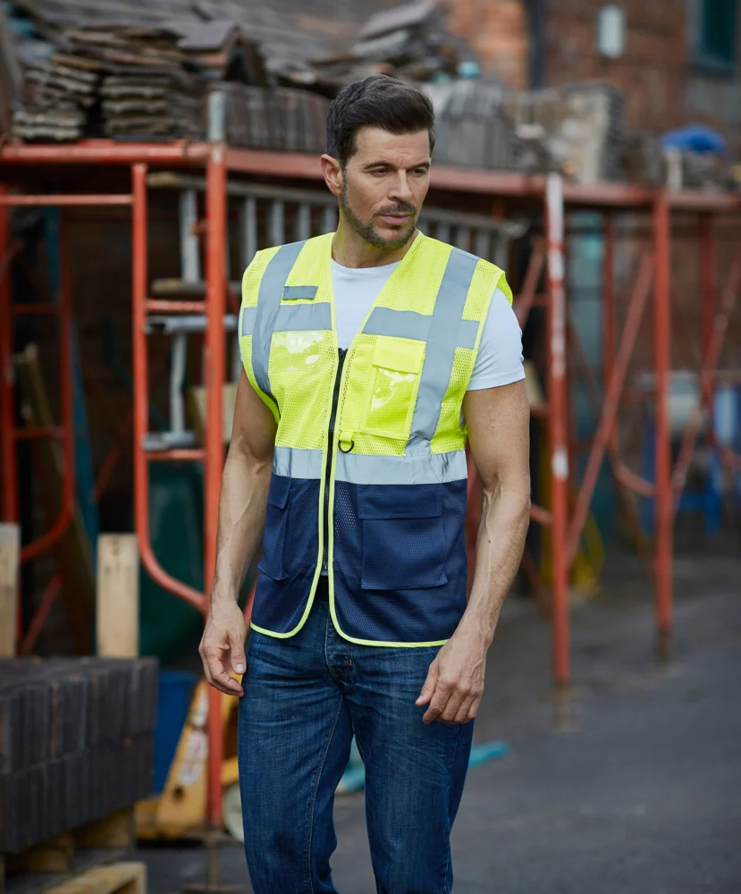 Hi-Vis Mesh Warnweste