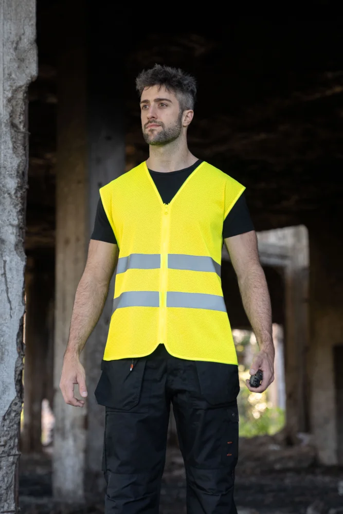 Hi-Vis Mesh Warnweste