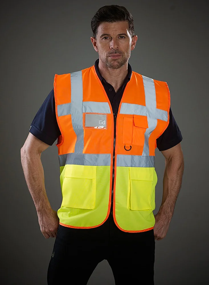 Hi-Vis Multifunktionsweste