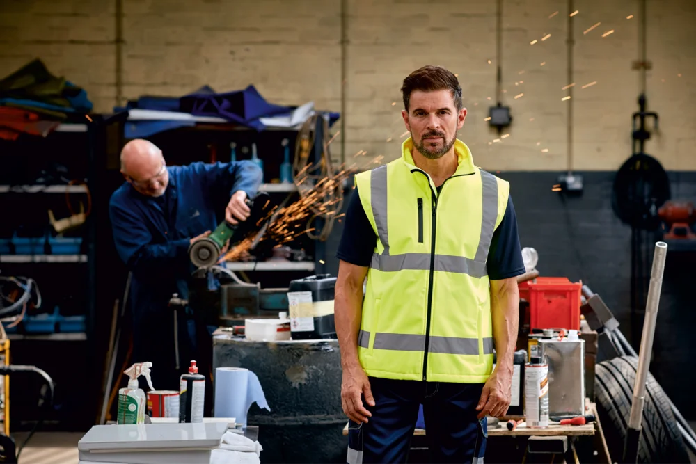 Hi-Vis Softshell Vest