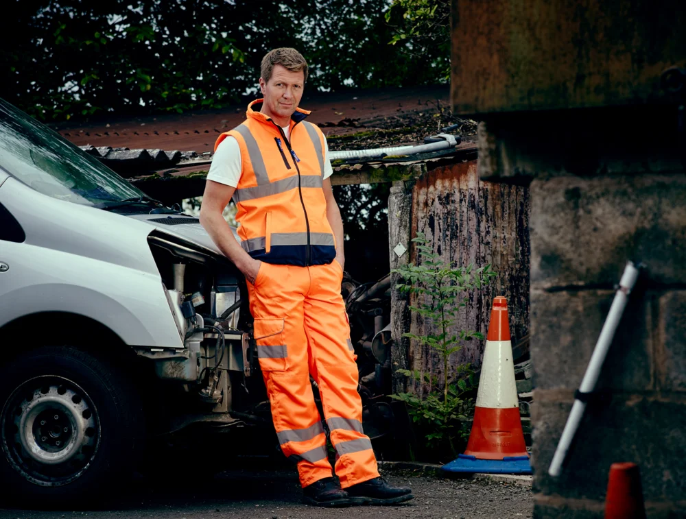 Hi-Vis Softshell Vest