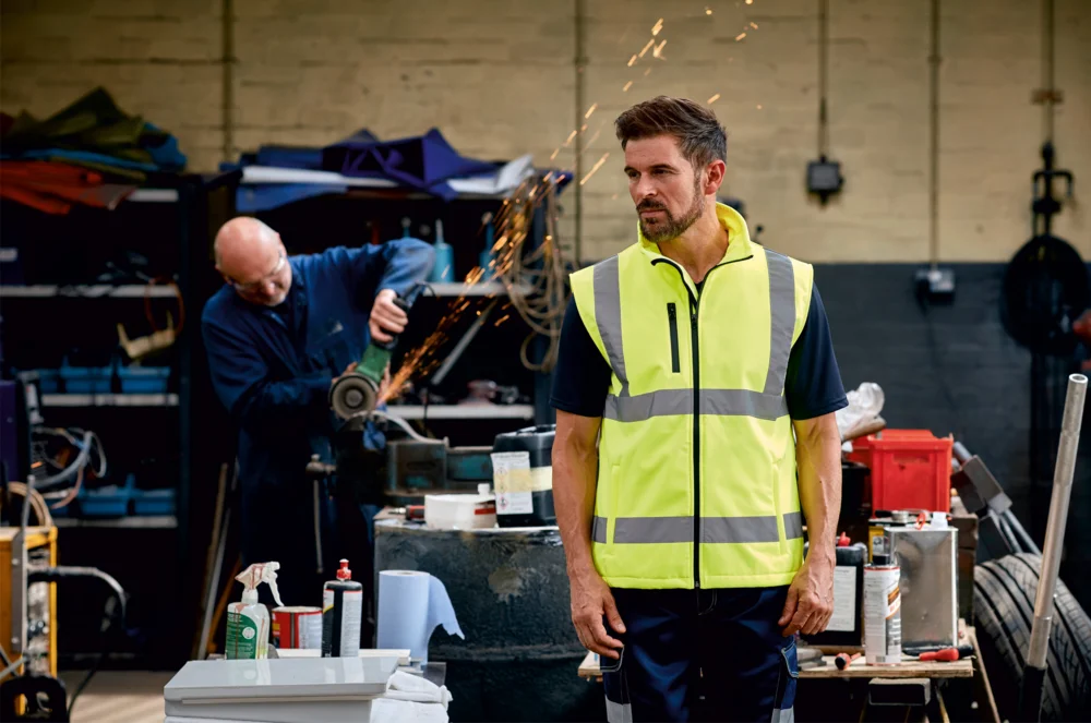 Hi-Vis Softshell Vest