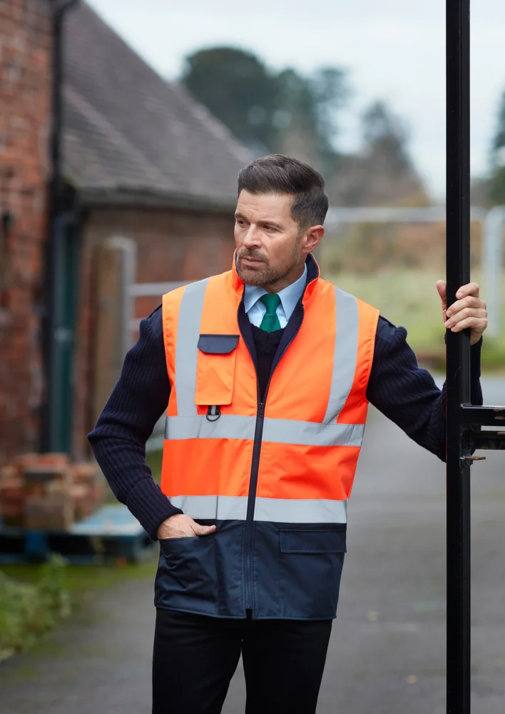 Hi-Vis Wattierter Bodywarmer