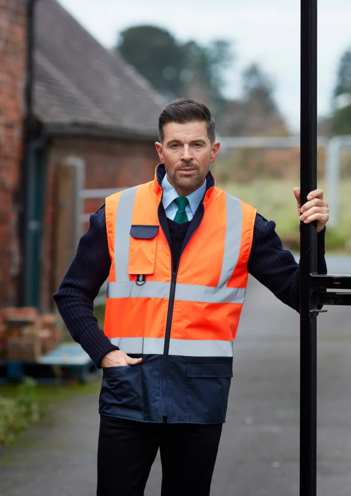 Hi-Vis Wattierter Bodywarmer