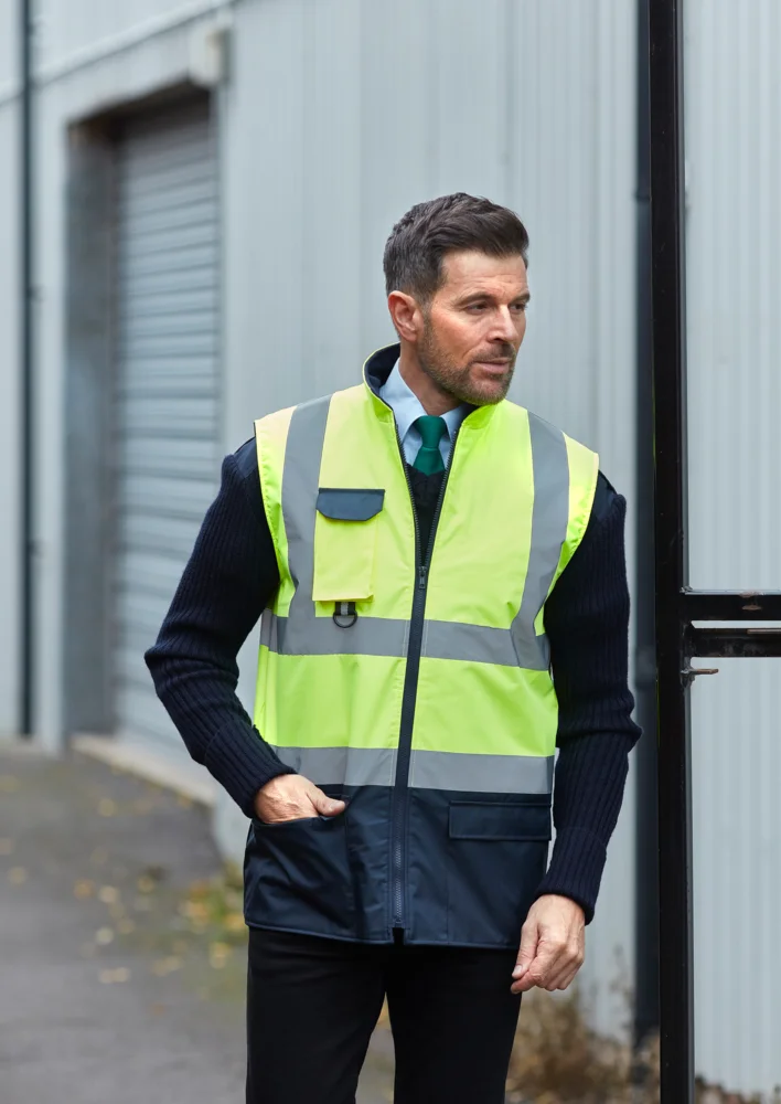 Hi-Vis Wattierter Bodywarmer