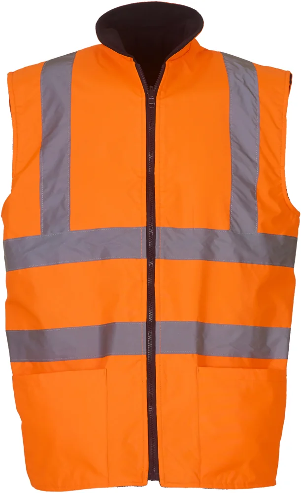Hi-Vis Reversible Fleece Bodywarmer