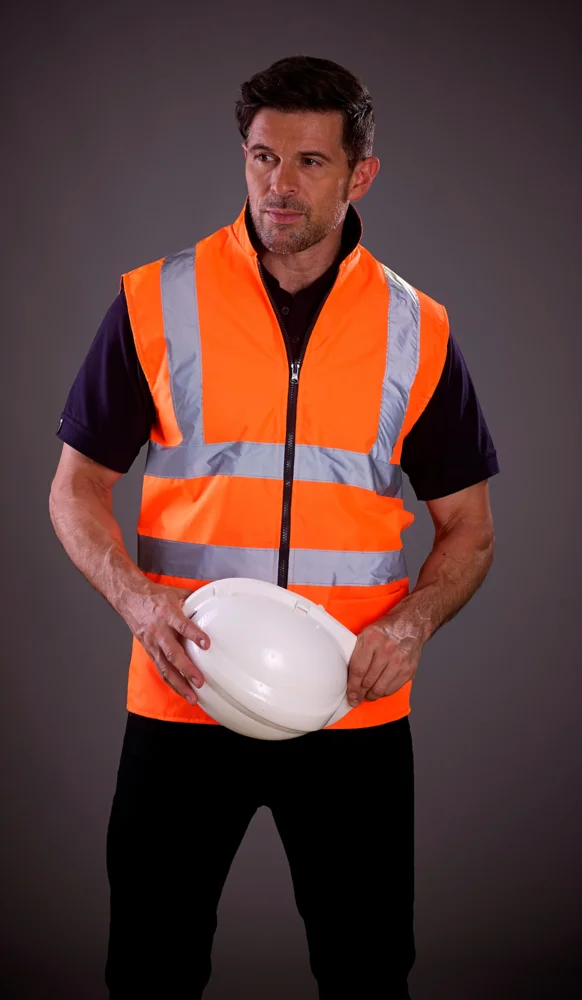 Hi-Vis Reversible Fleece Bodywarmer