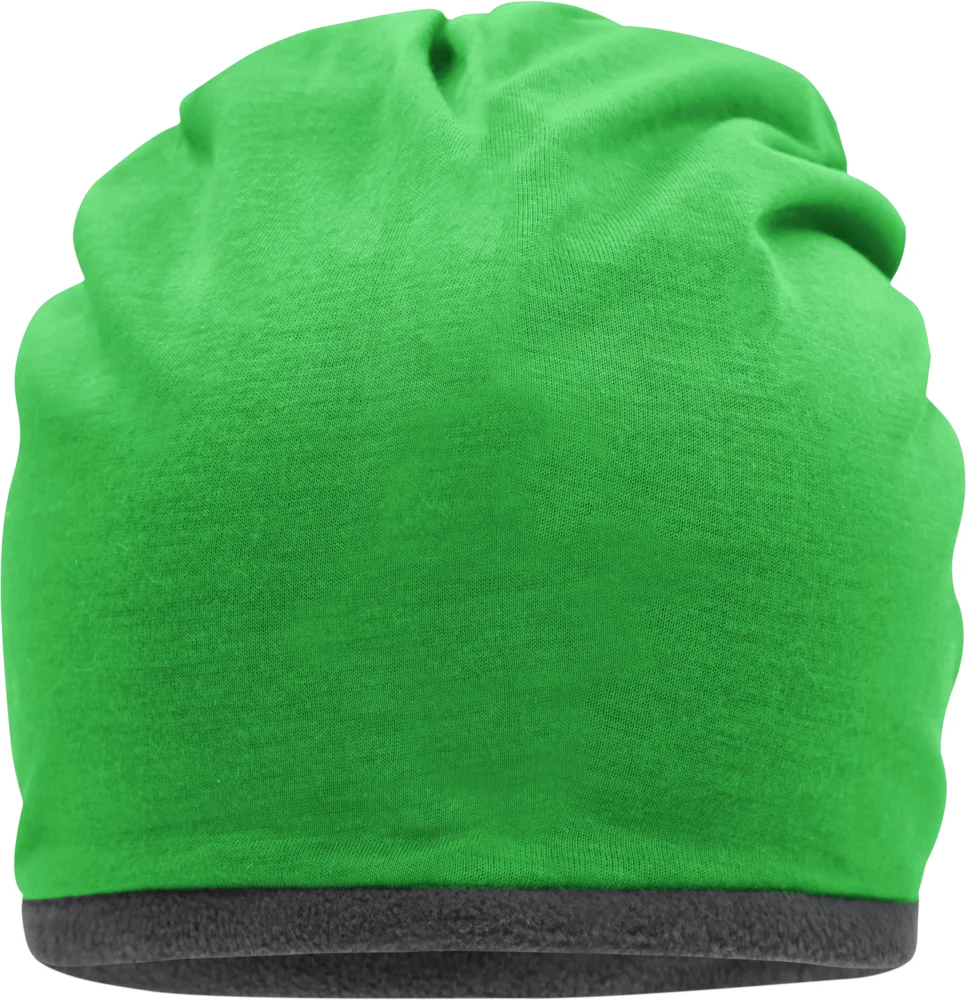 Jersey Beanie mit Fleecefutter