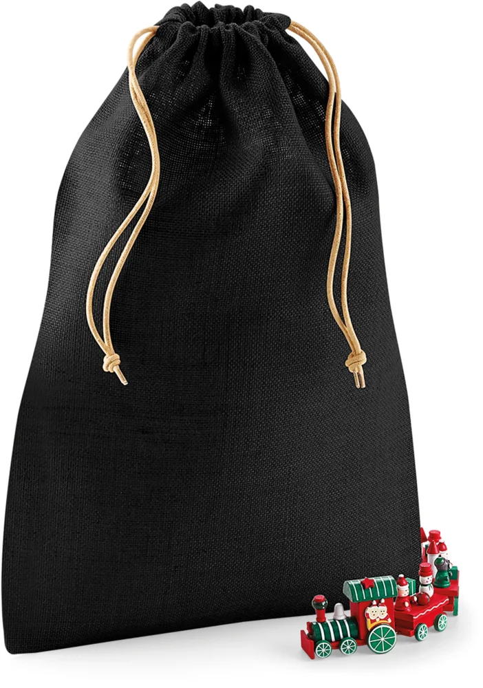 Jute Tasche mit Zugkordel