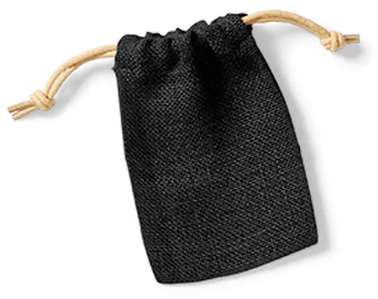 Jute Tasche mit Zugkordel