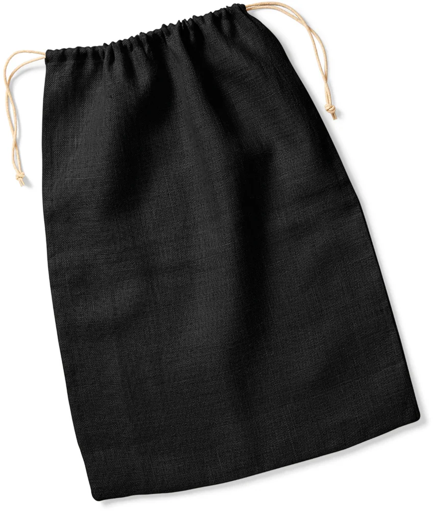 Jute Tasche mit Zugkordel