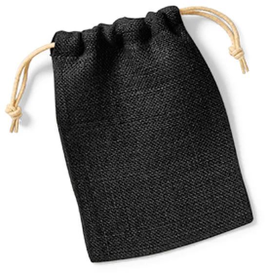 Jute Tasche mit Zugkordel
