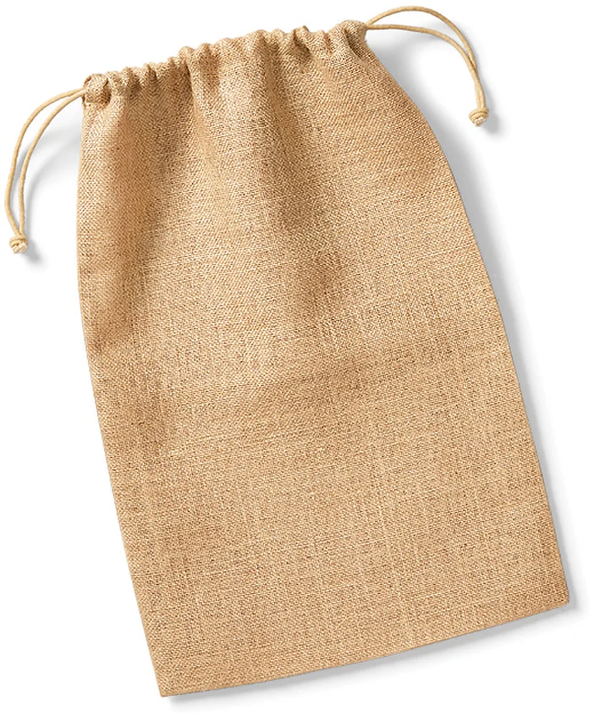 Jute Tasche mit Zugkordel