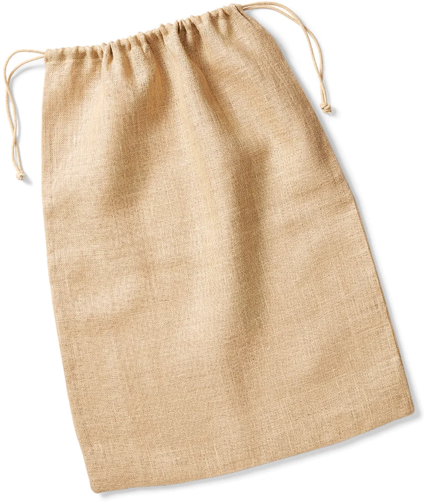 Jute Tasche mit Zugkordel
