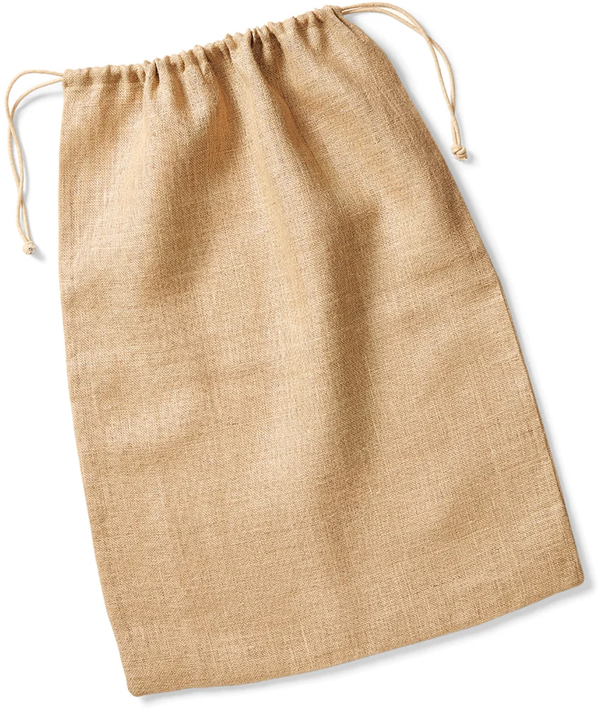 Jute Tasche mit Zugkordel
