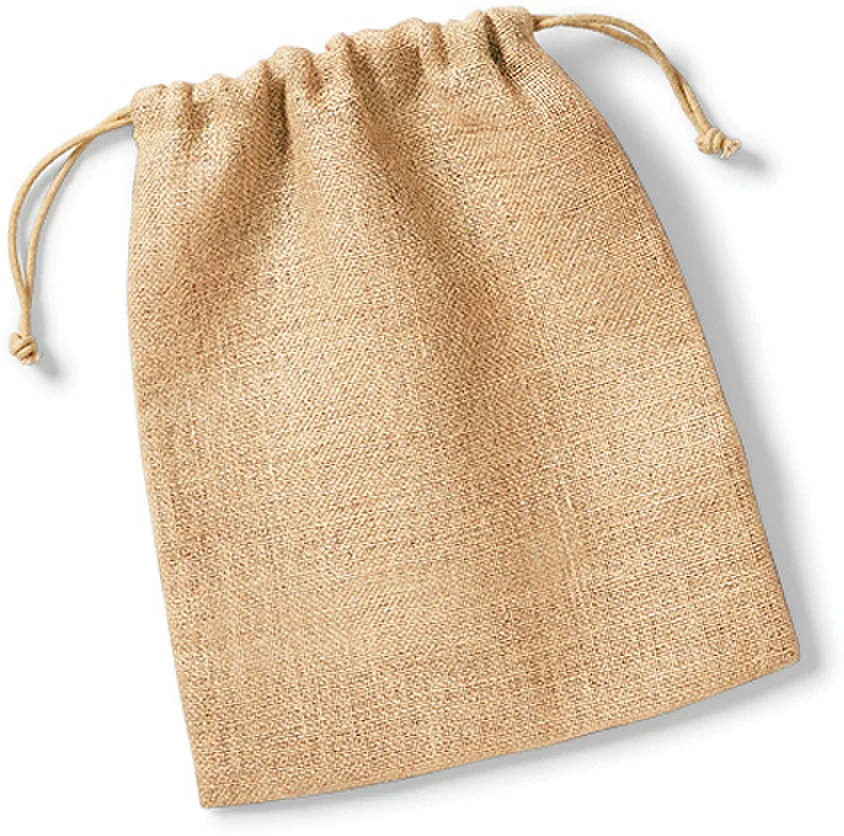 Jute Tasche mit Zugkordel