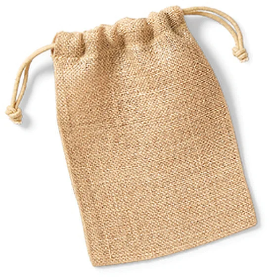 Jute Tasche mit Zugkordel