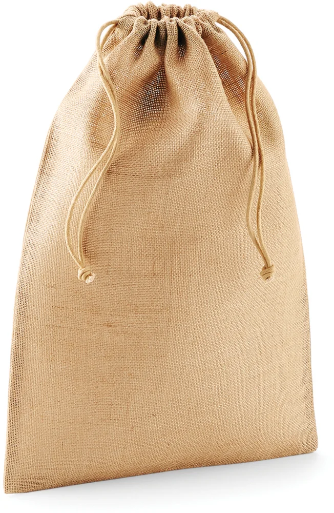 Jute Tasche mit Zugkordel
