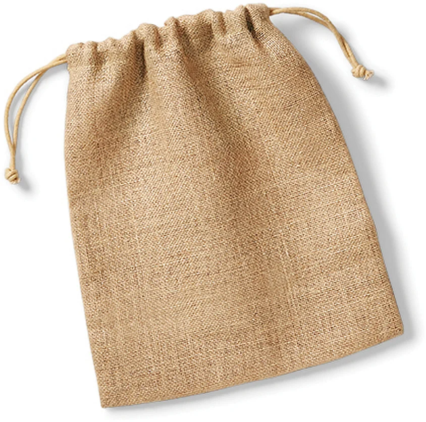 Jute Tasche mit Zugkordel