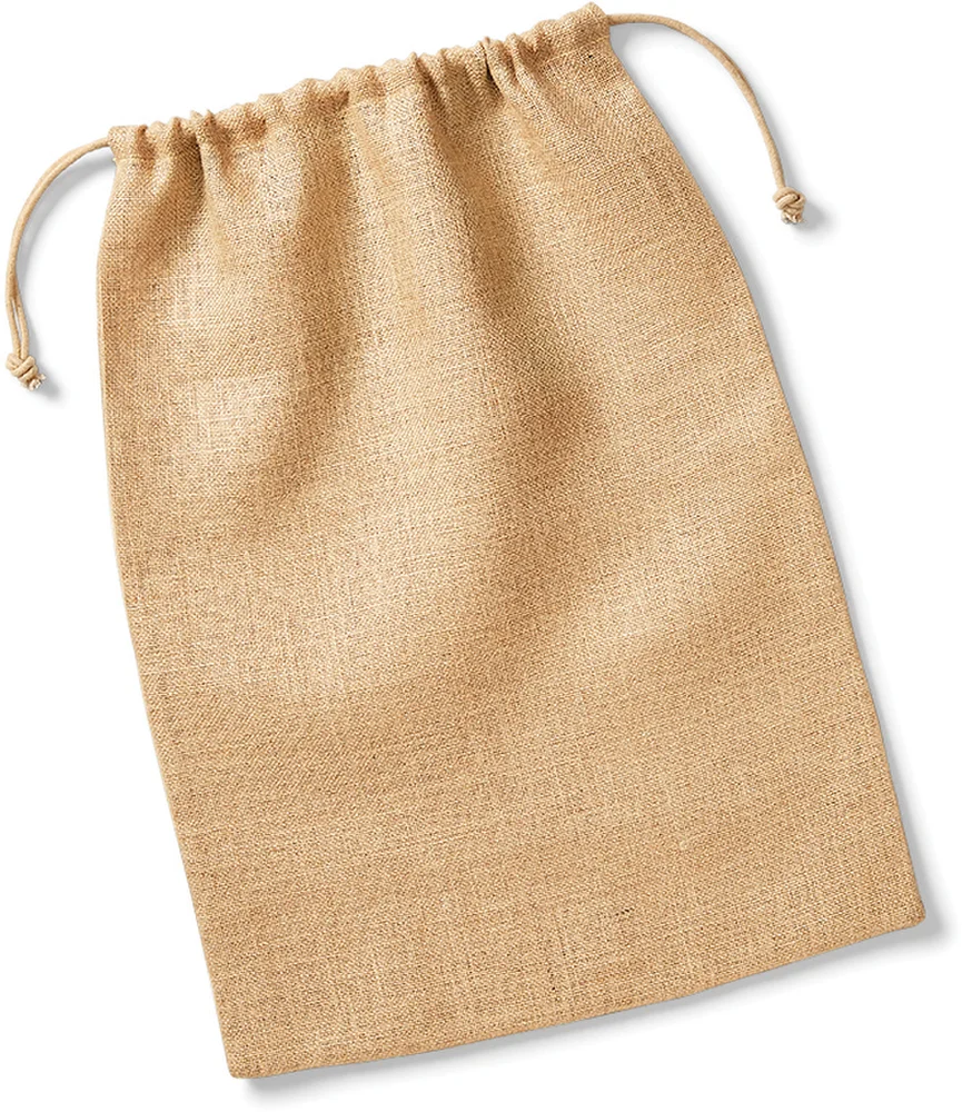 Jute Tasche mit Zugkordel